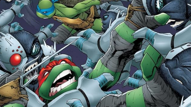 Teenage Mutant Ninja Turtles Deluxe volume 5 banner