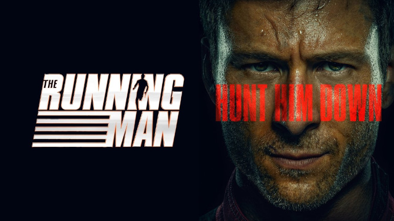 The Running Man film 2025 banner